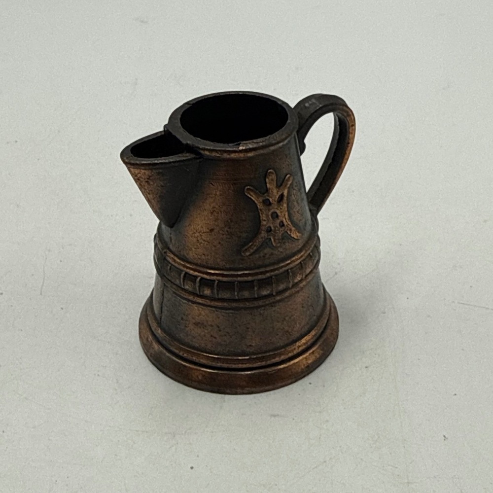 Vintage 1977 Durham Industries Miniature Diecast Pitcher Copper Tone Item 43